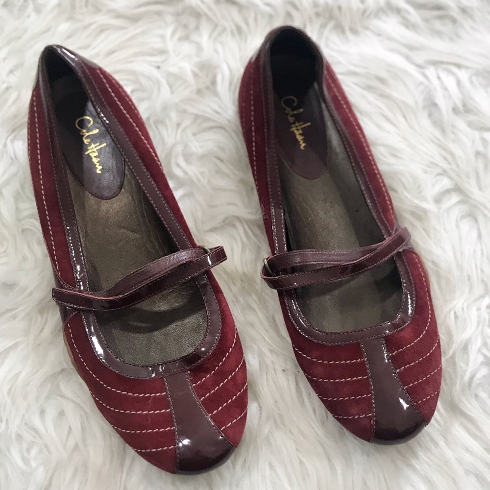 Cole Haan Nike Air Mary Jane Velcro Double Strap